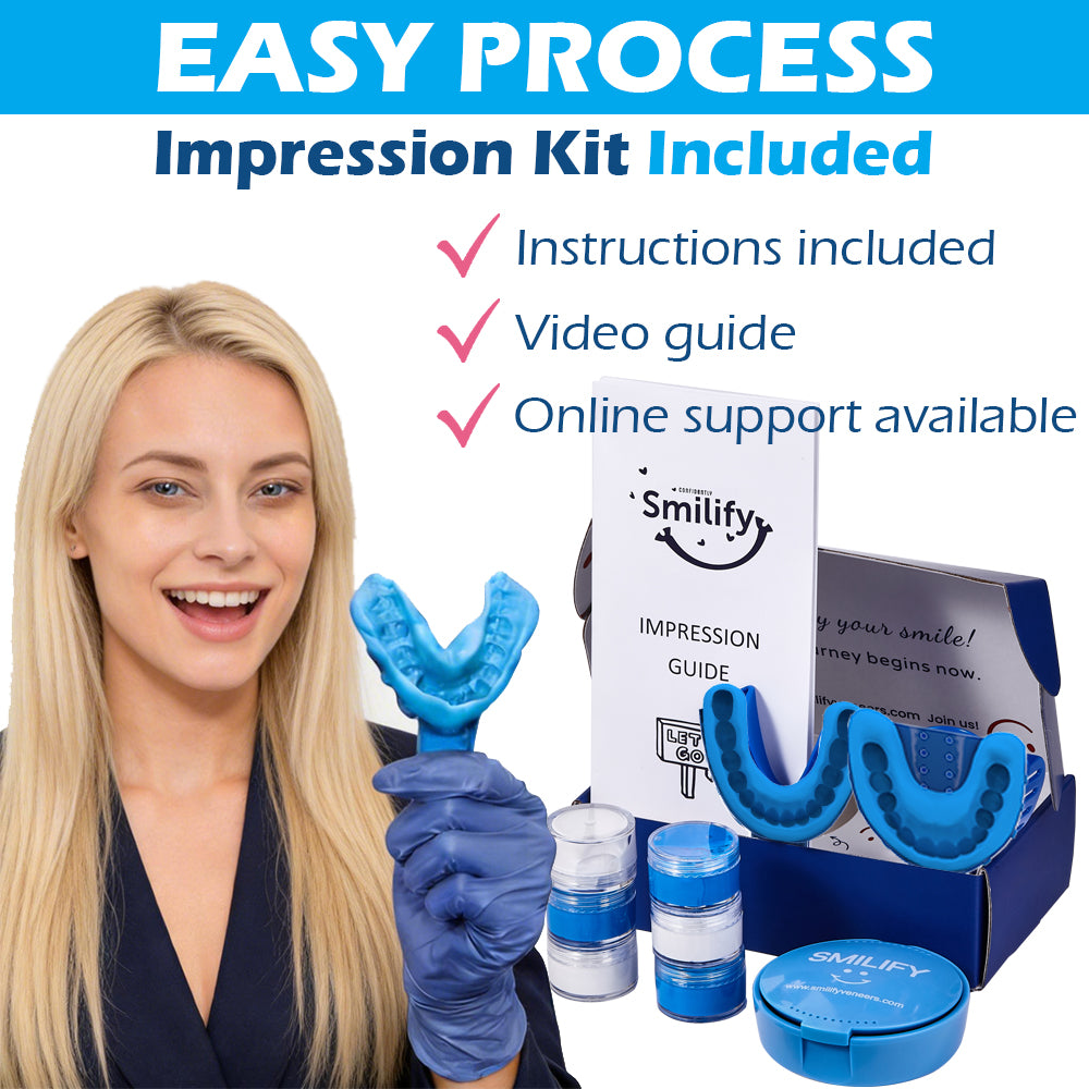 Full Set Custom Veneers – Top & Bottom | Smilify
